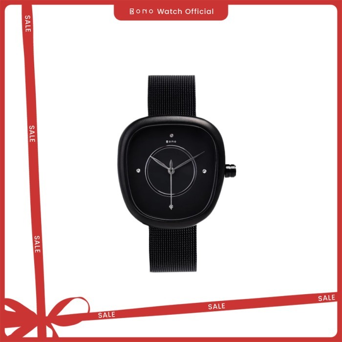 Bono Watch Siena Luna Milanese Dark Black X Lozy Hijab