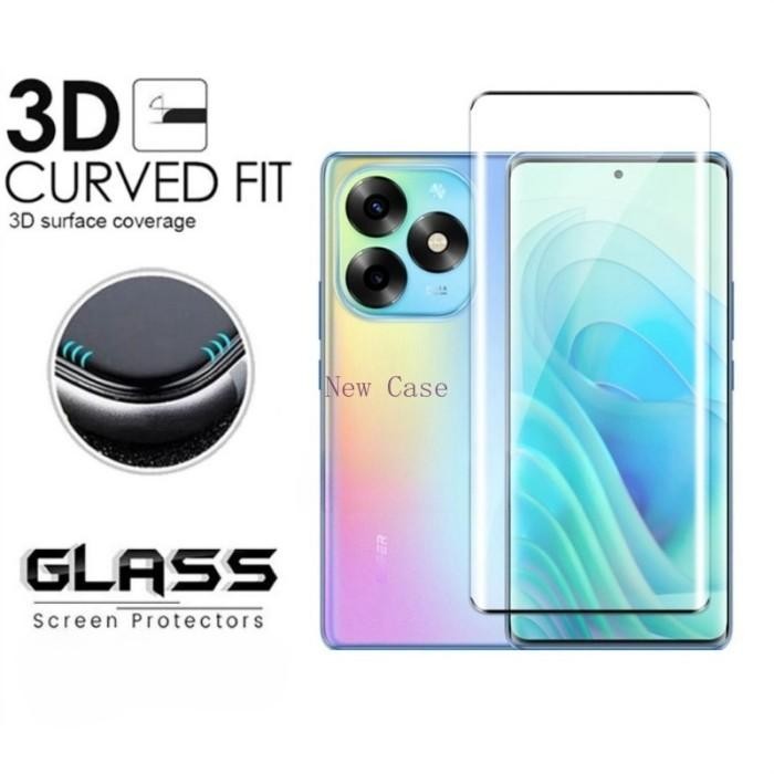 ITEL S23 PLUS TEMPERED GLASS ANTI GORES KACA CURVED LENGKUNG SCREEN HP