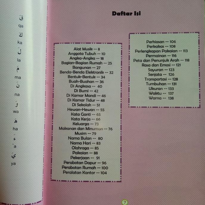 

Terlaris Kamus Anak 3 Bahasa Arab Indonesia Inggris Art Paper - Buku Anak Ready Stok
