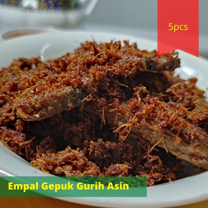 

PROMO! Empal Gepuk King Rasa Empal Gepuk Asin Gurih isi 5 Pcs Frozen