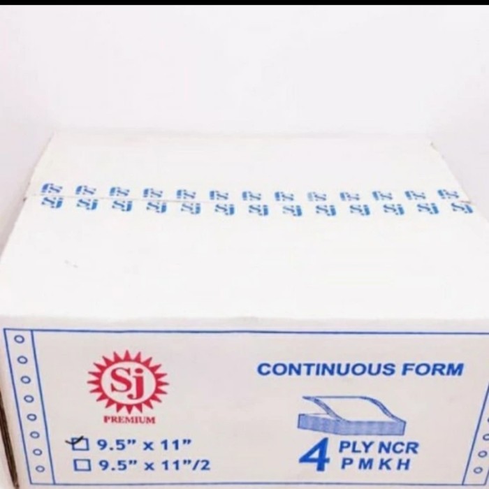 

TERLARIS! Kertas Continuous Form SJ 9.5 x 11 4 ply
