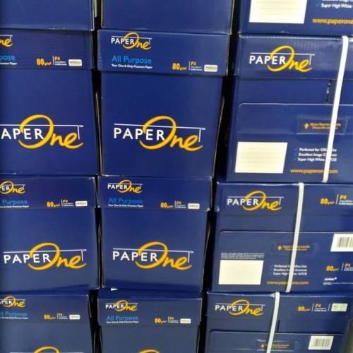

TERBARU! KERTAS HVS PAPER ONE F4 80 gr PER DUS