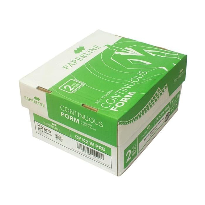 

[ DUS ] Kertas Continuous Form 2 Ply 9,5x11 - Paperline CF K2 W PRS