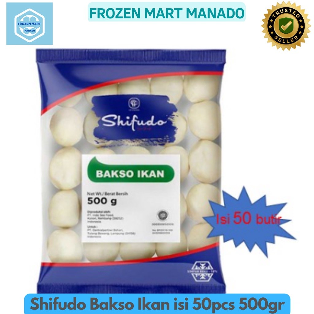 

Shifudo Bakso Ikan isi 50pcs 500gr - Frozen Mart Manado (Frozen Food Manado)