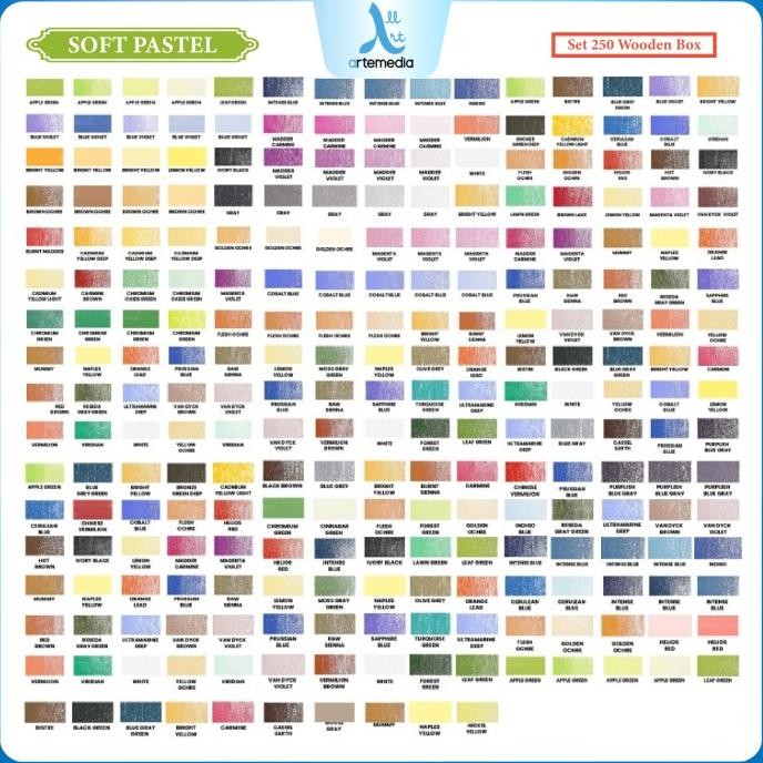 

Terlaris Sennelier Soft Pastel Set 250 Wooden Box Krayon Warna Lembut Ready Stok