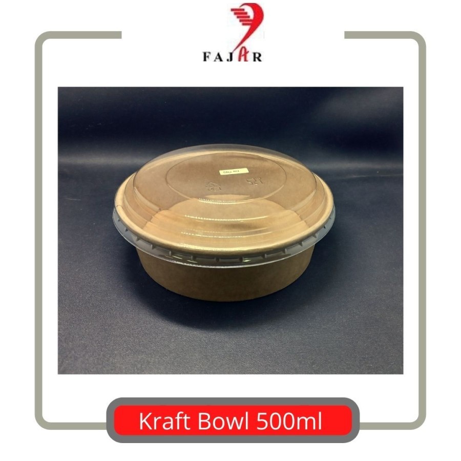 Kraft Bowl / Mangkok Kraft / Paper Bowl / Bio degradable