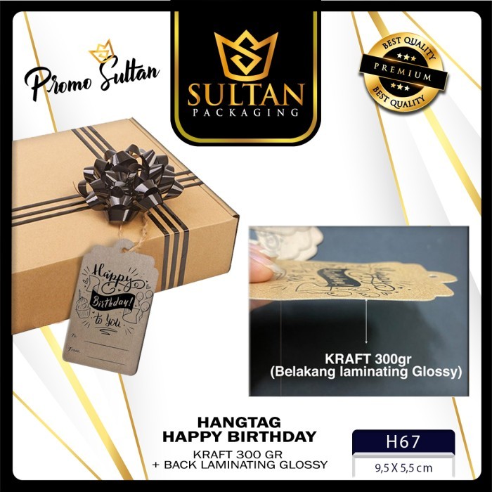 

HangtagHangtag KraftHangtag Happy BirthdayHangtag Ulang Tahun H67 -
