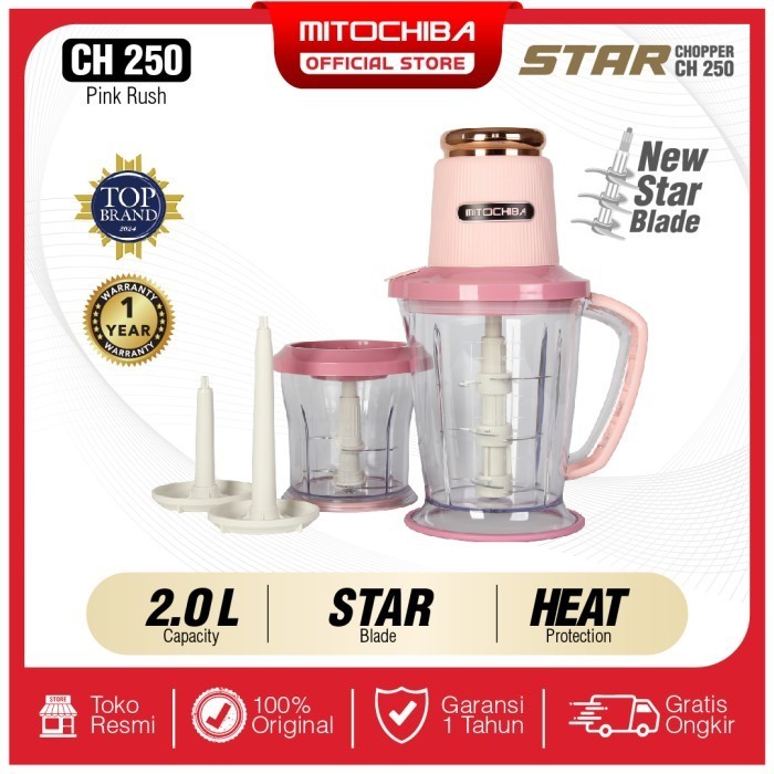 Mitochiba Mito Ch250 Blender Star Chopper Alat Penggiling Bumbu