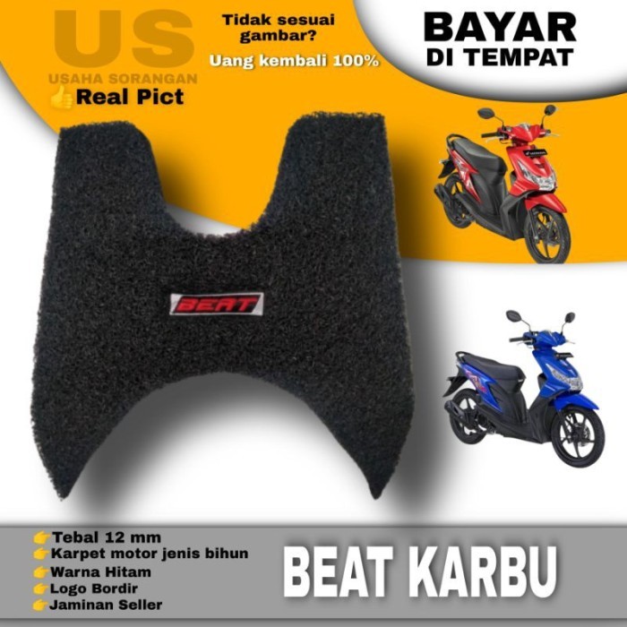 

TERLARIS KARPET MOTOR BEAT KARBU/BEAT LAMA/KARPET MOTOR/KARPET BIHUN/KARPET MIE/KARPET SERABUT BEAT