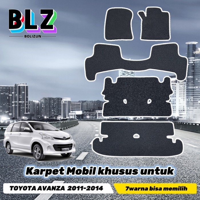 

TERLARIS BOLIZUN KARPET MOBIL MIE BIHUN CUSTOM DAIHATSU XENIA & TOYOTA AVANZA 2011-2014 (3 BARIS,