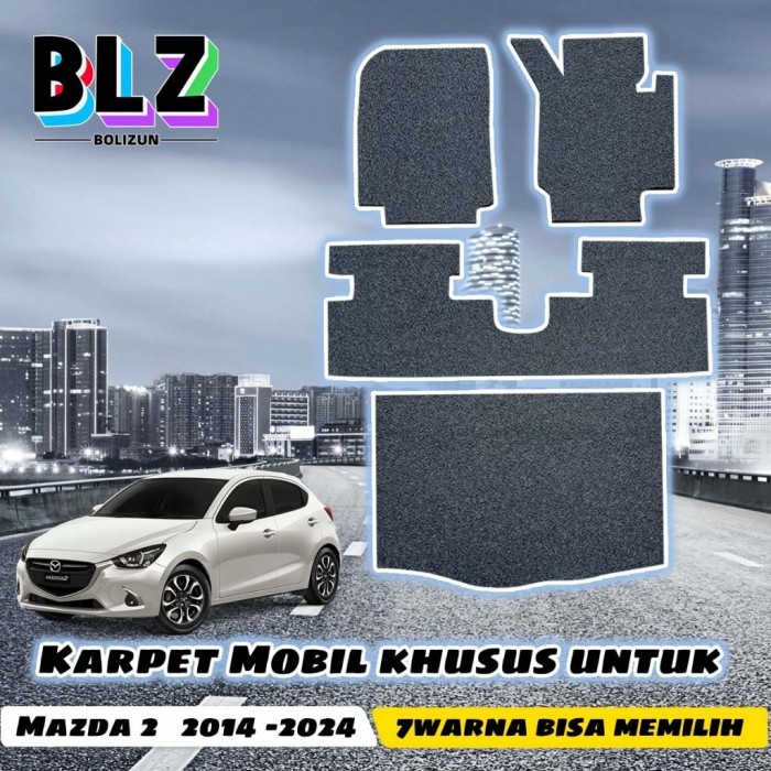 

TERLARIS BOLIZUN KARPET MOBIL MIE BIHUN CUSTOM MAZDA 2 2014-2024 (2 BARIS DAN 2BARIS+BAGASI)