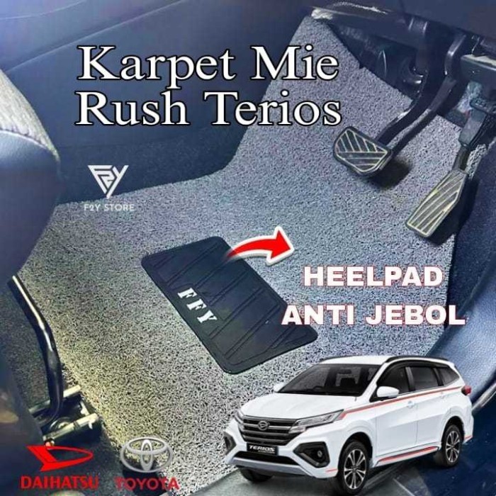 

TERLARIS KARPET MOBIL MIE BIHUN ALL NEW TERIOS - ALL NEW RUSH FULL SET BAGASI MURAH!!! MURAH