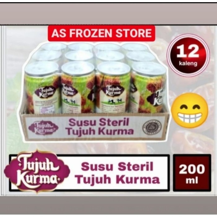 

TERLARIS SUSU TUJUH KURMA 200ML 1 DUS 12 PCS MURAH!!! MURAH