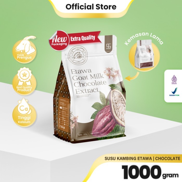 

TERLARIS TERNAK SYAMS SUSU KAMBING ETAWA BUBUK RASA COKELAT 1KG ALAMI RENDAH GULA MENGATASI ASAM