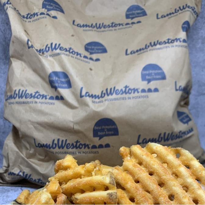

Kentang Lambweston Crisccut Waffle Asli 2,27Kg Original