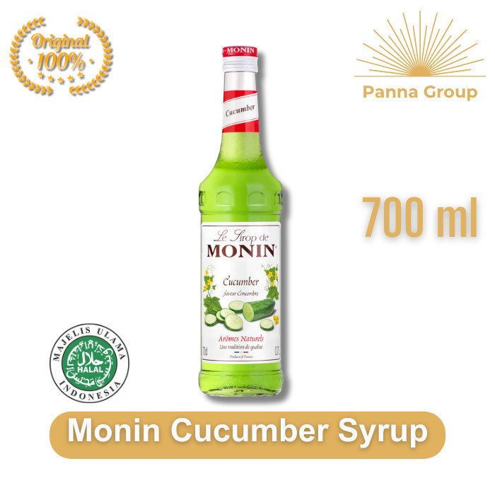 

Monin Cucumber Syrup 700 ml / Monin Cucumber 70 cl / Sirup Timun Monin