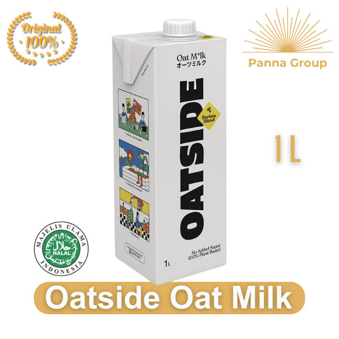 

Oatside Oat Milk 1 Liter / Susu Oat 1 Liter / Oatside Barista Blend / Susu Gandum