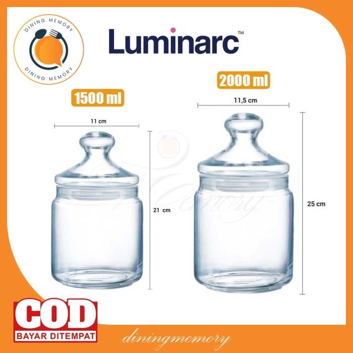 Luminarc Toples Kaca Polos Big Club per Pcs