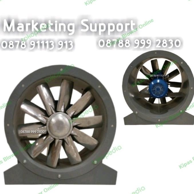 Promo Axial fan 16 inch 2800 rpm 1100 watt blower axial 16" 2800 rpm 380v COD