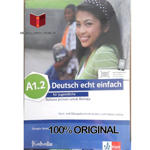 BUKU BAHASA JERMAN DEUTSCH ECHT EINFACH FR JUGENDLICHE A1.2