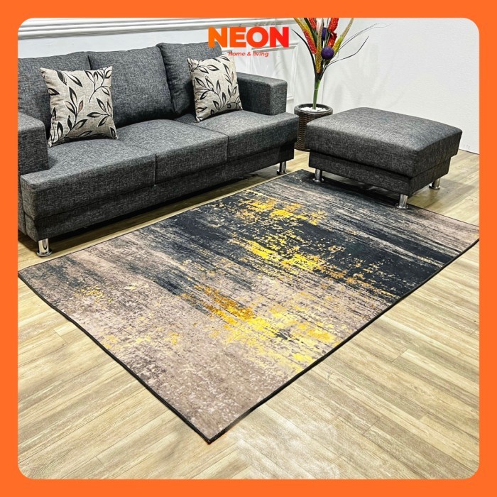 Karpet Lantai Turki Motif Abstrak Karpet Polyester Aesthetic