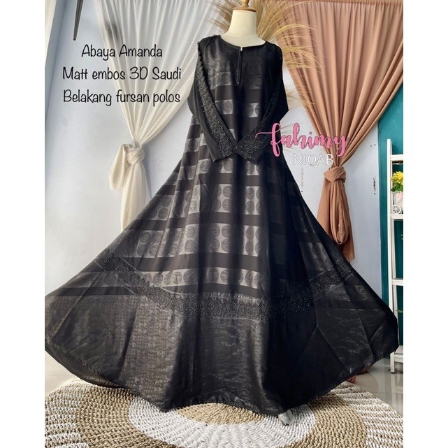 Rekomendasi Terbaik  Abaya Ory Saudi Fursan Embos Saudi By Fahimy Niqob