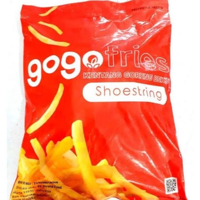 

Gogo Fries Shoestring Kentang Goreng Frozen 1Kg Original