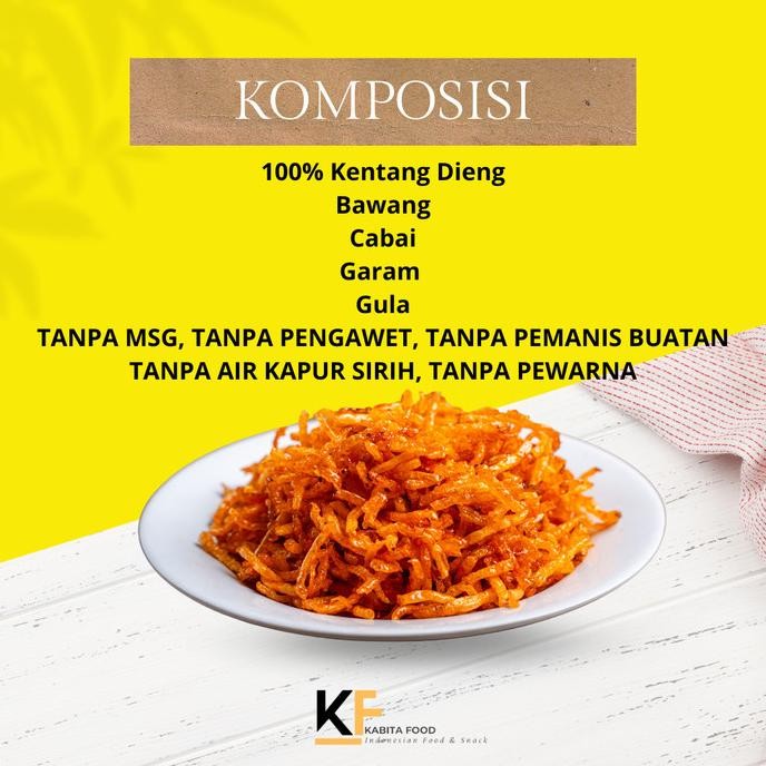 

Kentang Mustofa Kabita Teri ( Toples 600Ml) Original