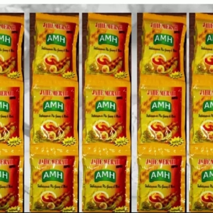 

TERLARIS 5 JAHE AMH,5 RENCENG JAHE SUPER ( 5 RENCENG =50 SACHET JAHE MERAH AMH MURAH!!! MURAH