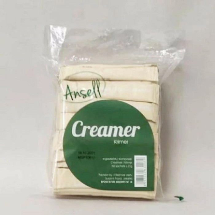 

TERLARIS ANSELL CREAMER STICK/KRIMER BUBUK SACHET 50SX2G MURAH!!! MURAH