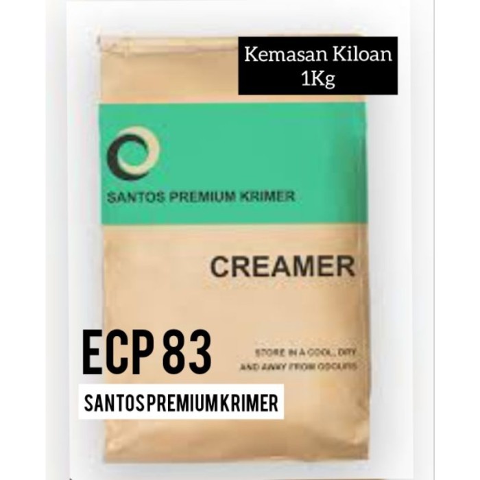 

TERLARIS SANTOS PREMIUM KRIMER ECP 83 CREAMER SANTOS 1KG HIJAU MURAH!!! MURAH