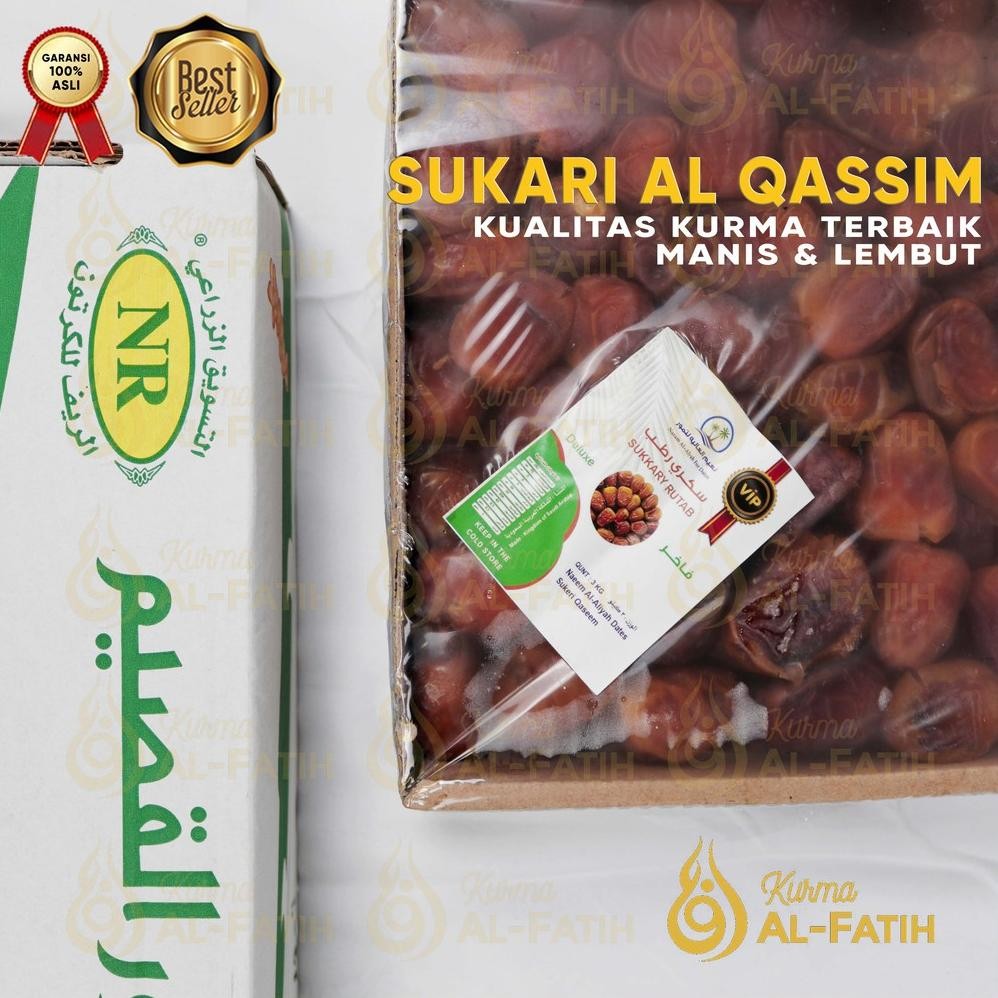 

Kurma Sukari 3KG Kualitas Super Premium VIP Grade A Exclusive Packing - SUKARI 3KG VIP