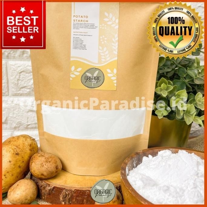 

Potato Starch / Tepung Kentang 1Kg Premium Quality Organic Paradise Original
