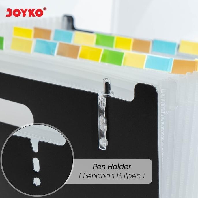 

ORIGINAL Expanding File Map Organizer Joyko EF-7A4 25Pockets Aza-125