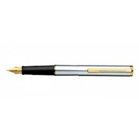 

Pen Sheaffer 9003 Agio Compact Brushed Chrome GT Fountain Pen Original