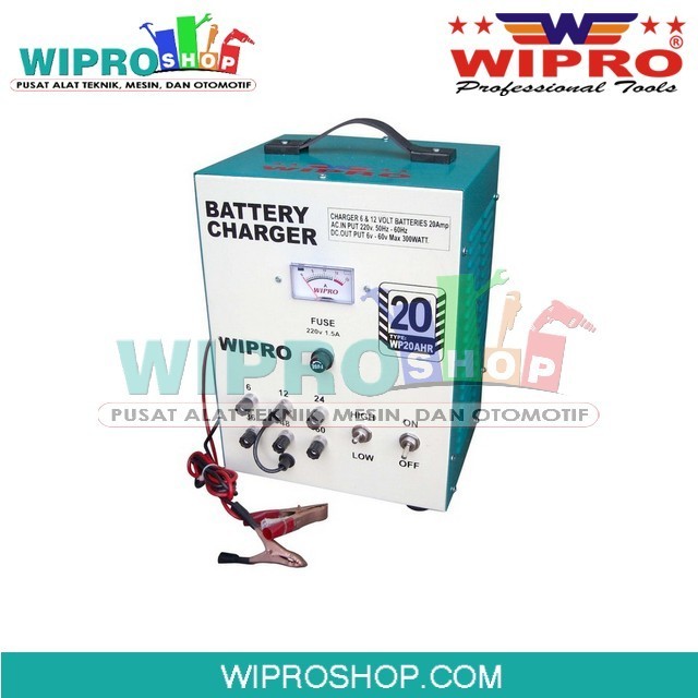 Battery Charger AHR Regular WIPRO 20 Amp (6 -60V)