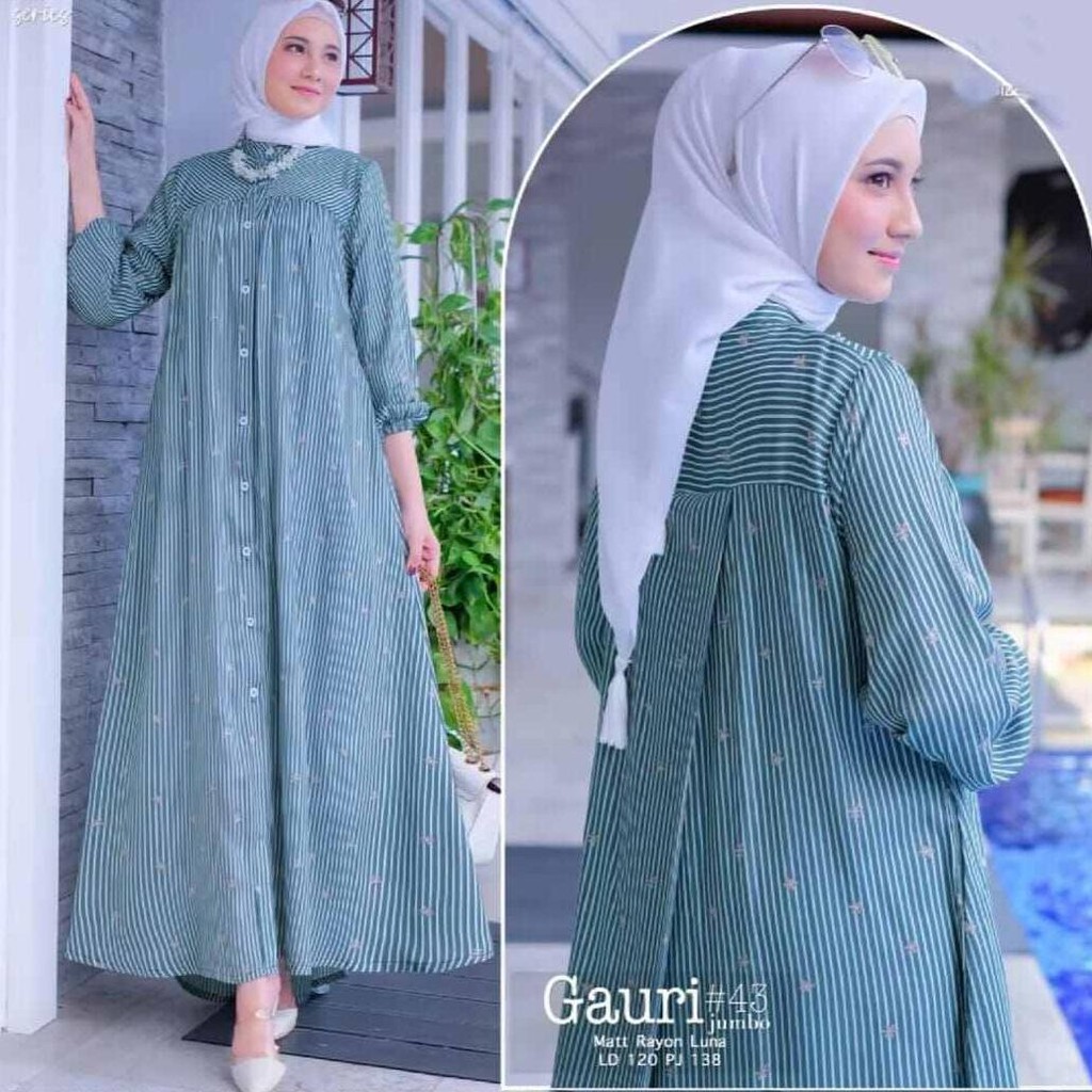 Gamis muslimah  2025 Bahan rayon katun Dress Muslim Arab Modern Syari Baju Gamis Wanita Kekinian