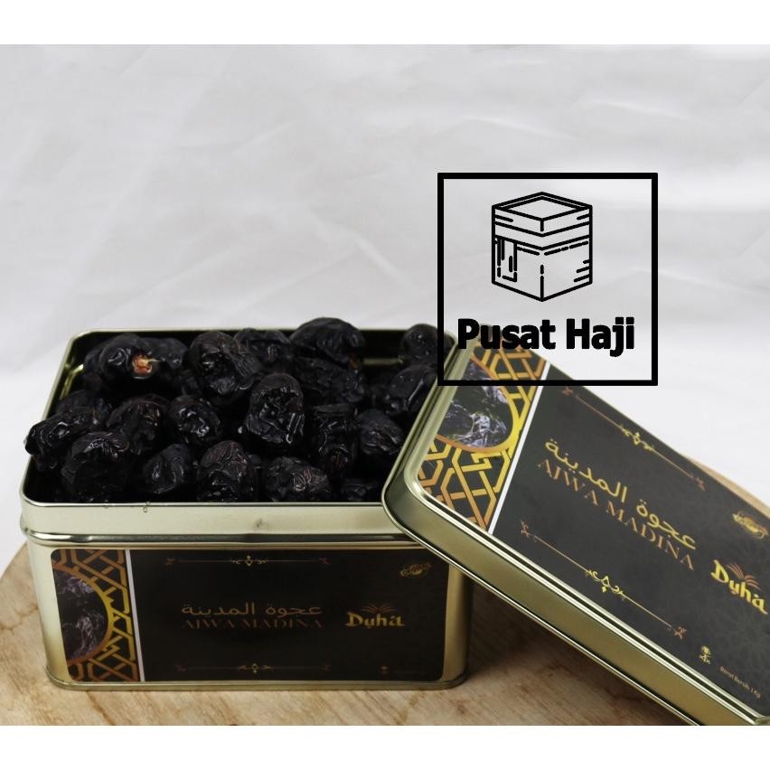 

tin- kurma ajwa kaleng 1 kg ajwa madinah kurma nabi kemasan exclusive kualitas super preum