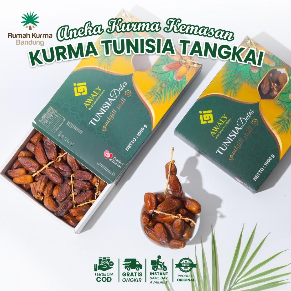 

tin- awaly kurma tunis tangkai 1 kg preum deglet noor tunisia hh quality