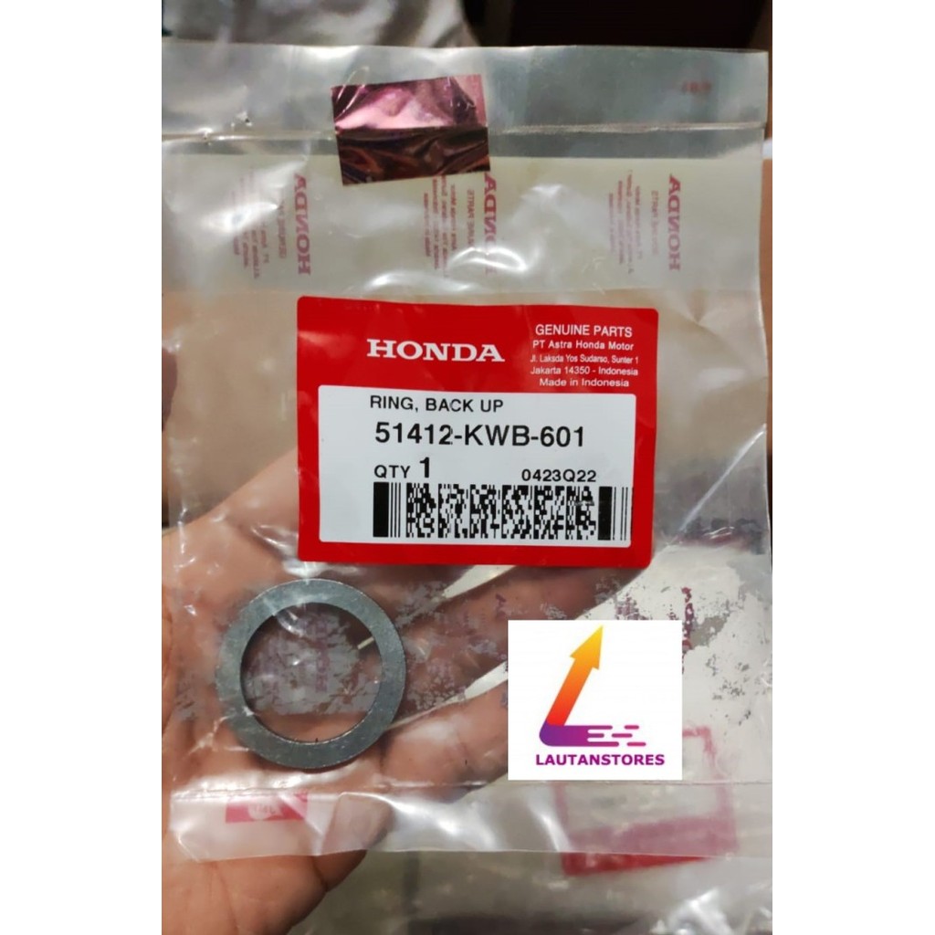 51412-Kwb-601 Ring Back Up Ring Shock Depan Revo 110 Blade Beat Fi New Termurah Langka