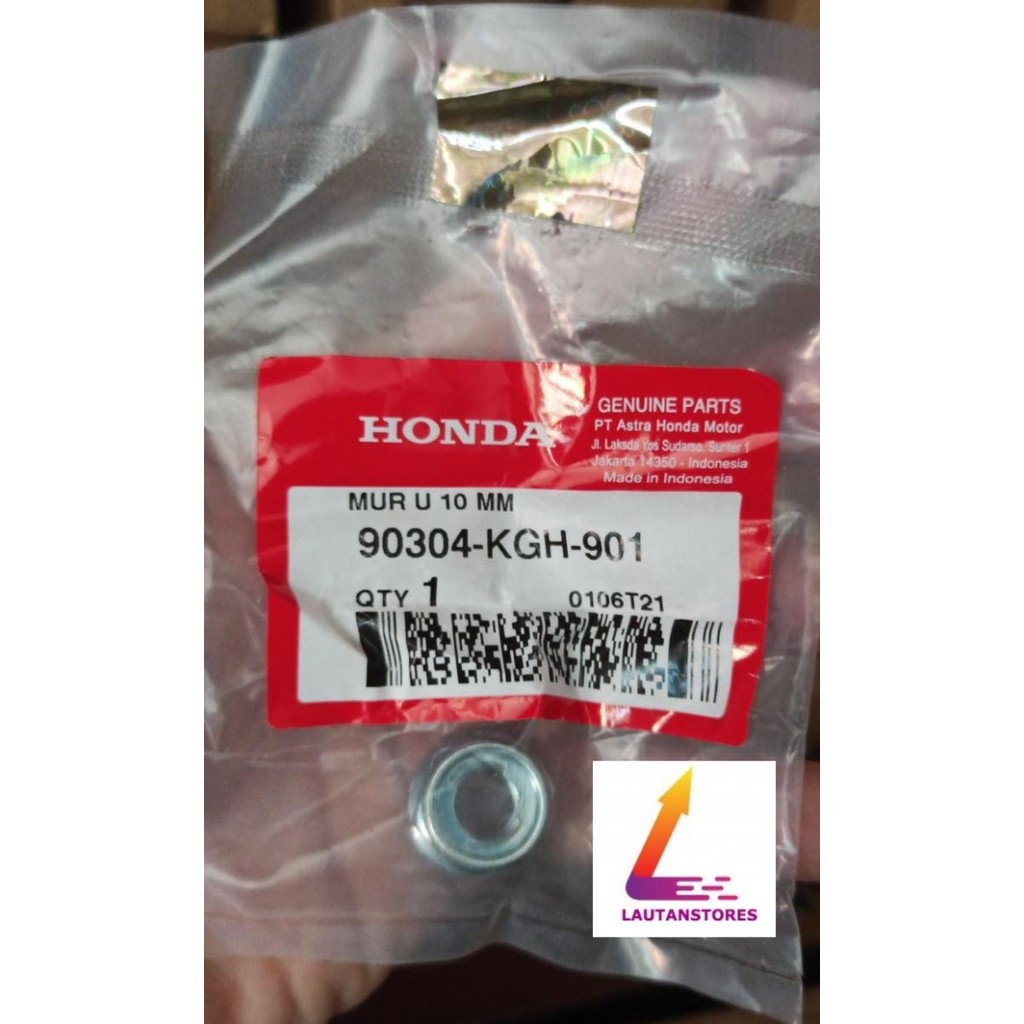 90304-Kgh-901 Mur Gear Belakang Mur Standar Samping Mur Pro Link Termurah Langka