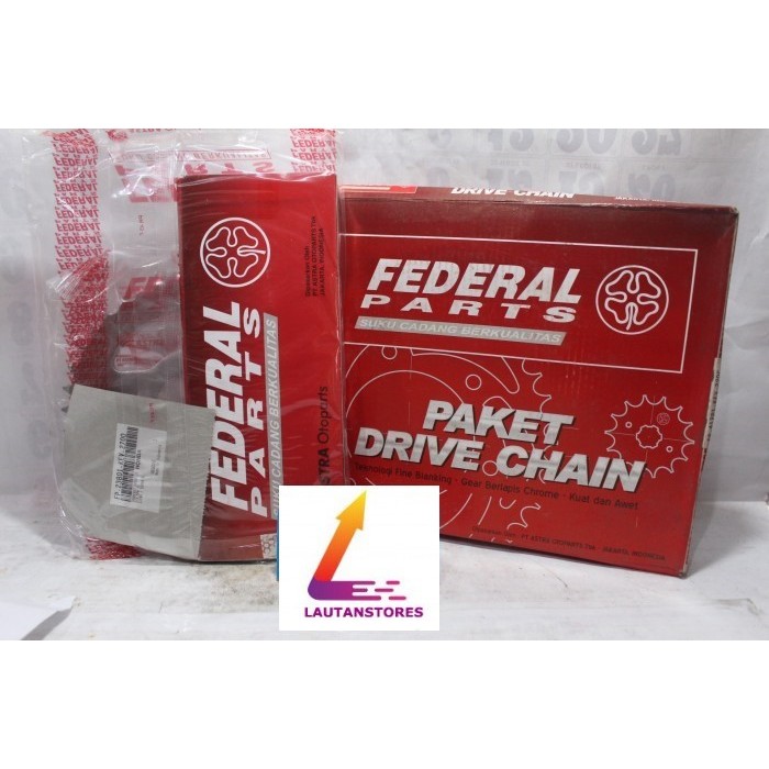 Fp-412P1-Kev-220C Gear Set Supra X Federal Termurah Langka