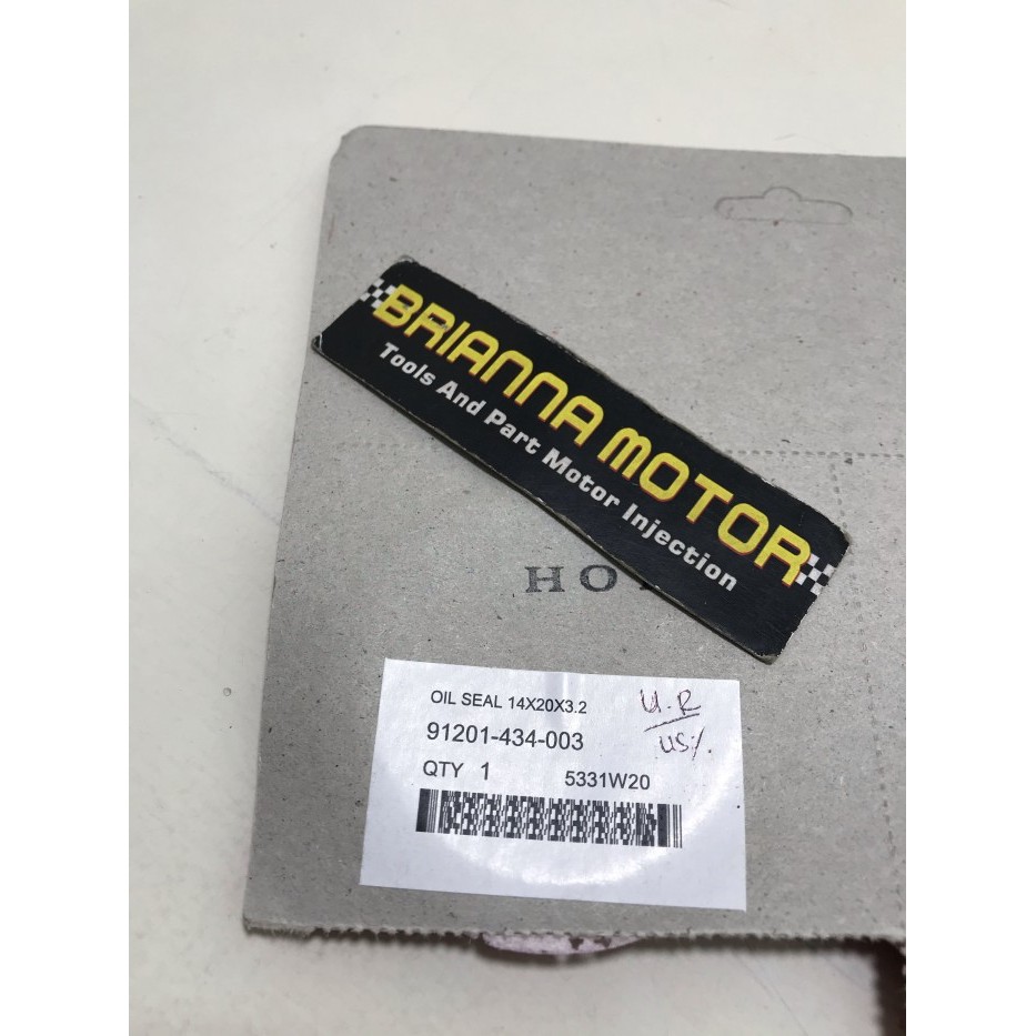 Sil As Paha Rem Beat Vario 125 150140X20X3.2 Ori Honda 91201 434 003 Termurah Langka