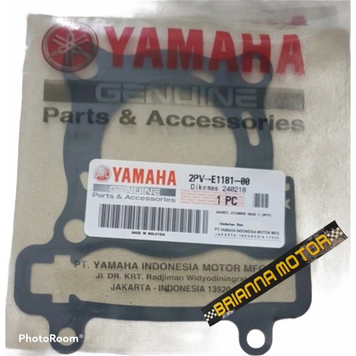 Gasket Cylinder Head Jupiter Mx King Ori Yamaha 2Pv E1181 00 Termurah Langka