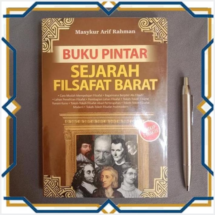 [kio] buku pintar sejarah filsafat barat - lengkap & praktis - buku bekas murah original - a1