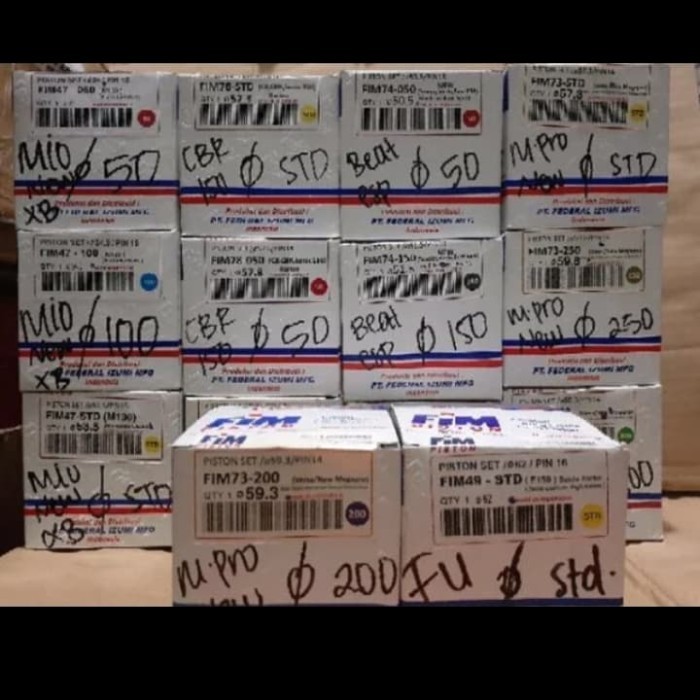 Piston Kit Megapro New Oversize 300 Fim Termurah Langka