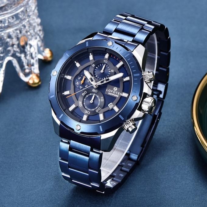 Promo Lofoten Watch - Jam Tangan Pria - Sapphire - F-6509Mc - Chronograph