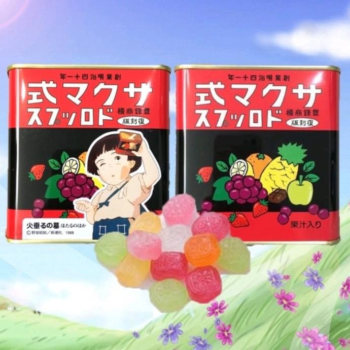 

NEW PRODUK SAKUMA GHIBLI CANDY DROP FRUITS JAPAN SWEETS IN TIN PERMEN JEPANG !!!!!