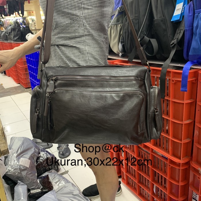 Tas Selempang Tas Tenteng Kulit Pria Wanita 8002