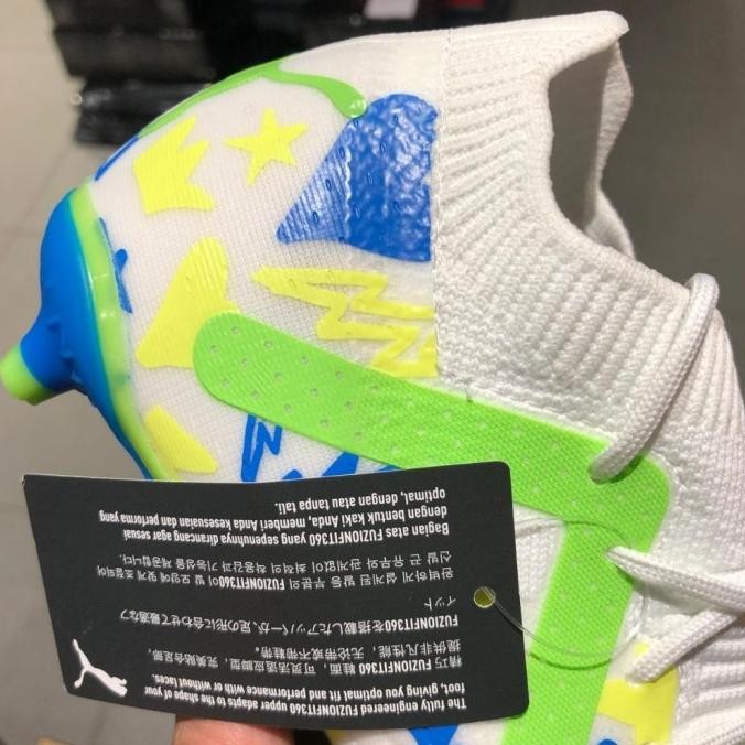 Sepatu Bola Puma Future Match Njr Fg/Ag White-Racing 107612 01 Storesuhardi_